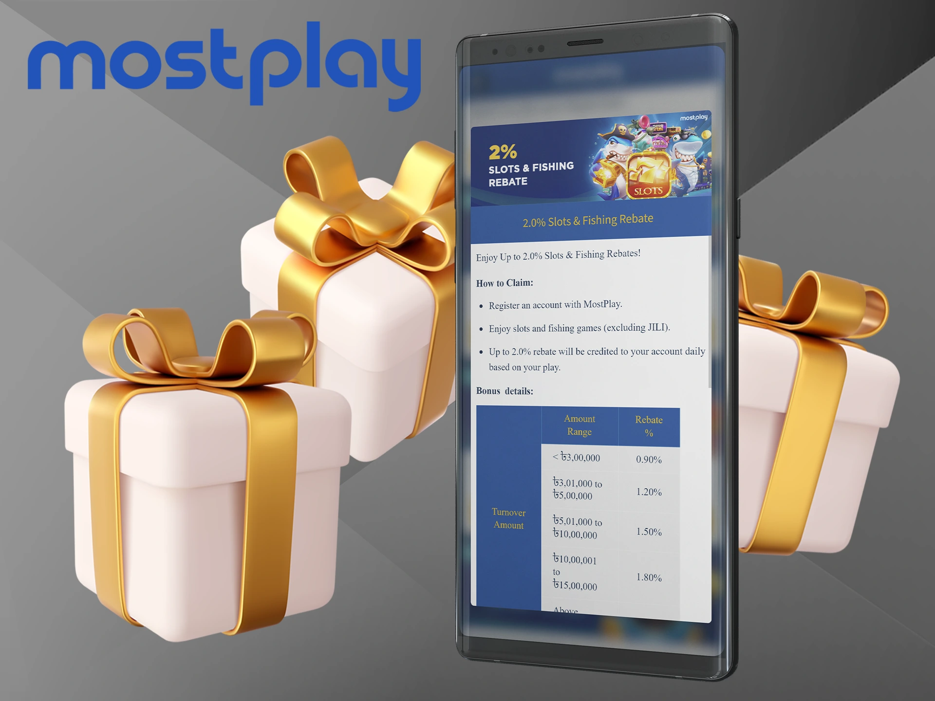 Enjoy fishing games and get a daily rebate at Mostplay.